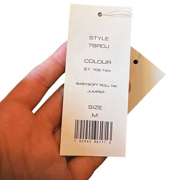 NWT! French Connection baby soft roll NK jumper - Picture 5 of 11